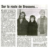 spectacle hommage à Georges Brassens