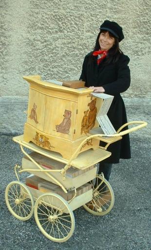 orgue de Barbarie pneumatique 29 touches � fl�tes en situation